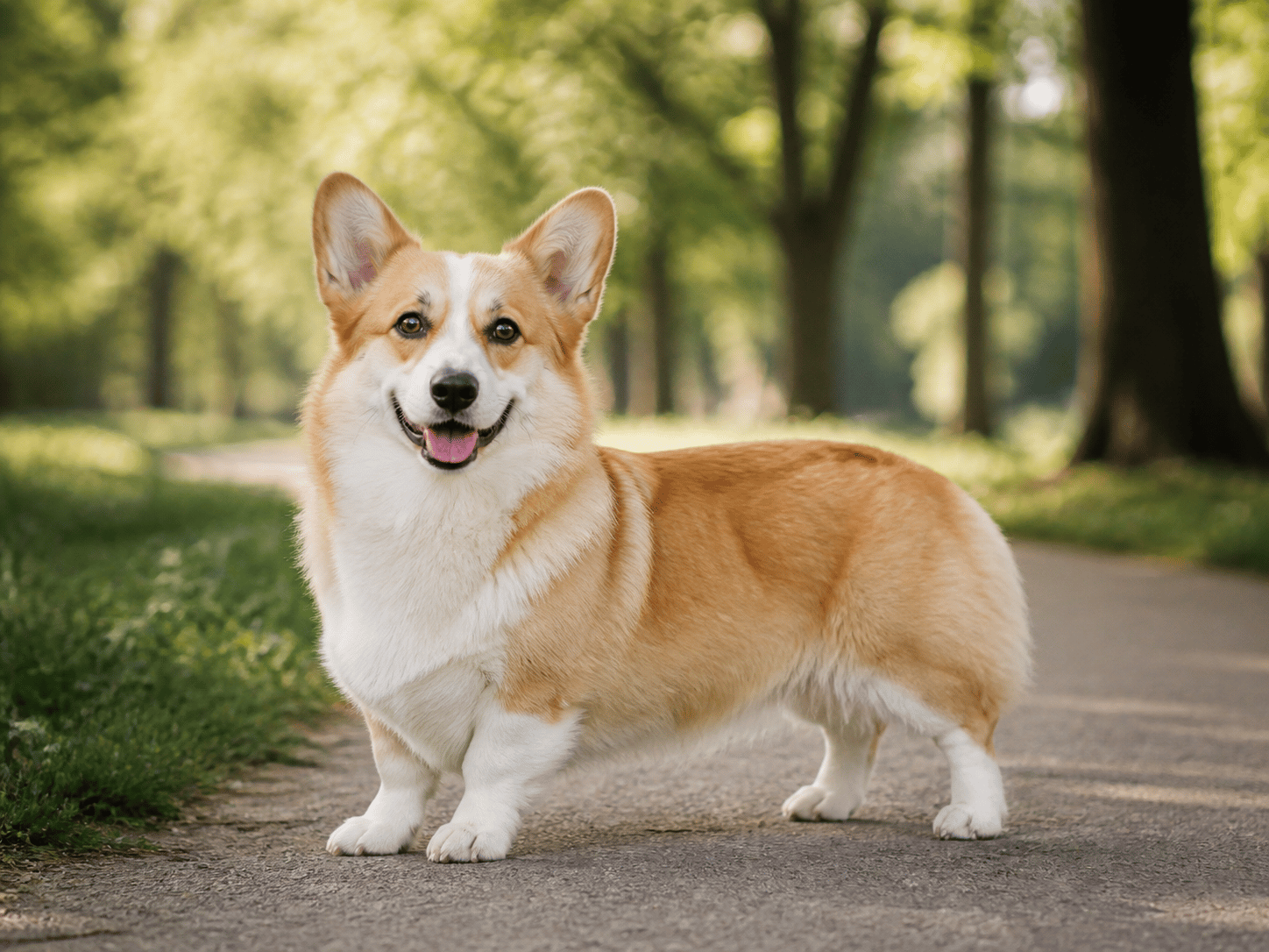 Pembroke Welsh Corgi puppy outdoors